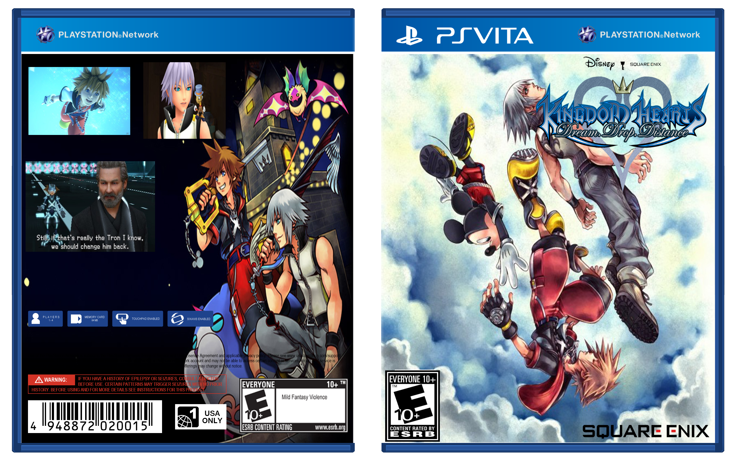 Kingdom Hearts: Dream Drop Distance box cover