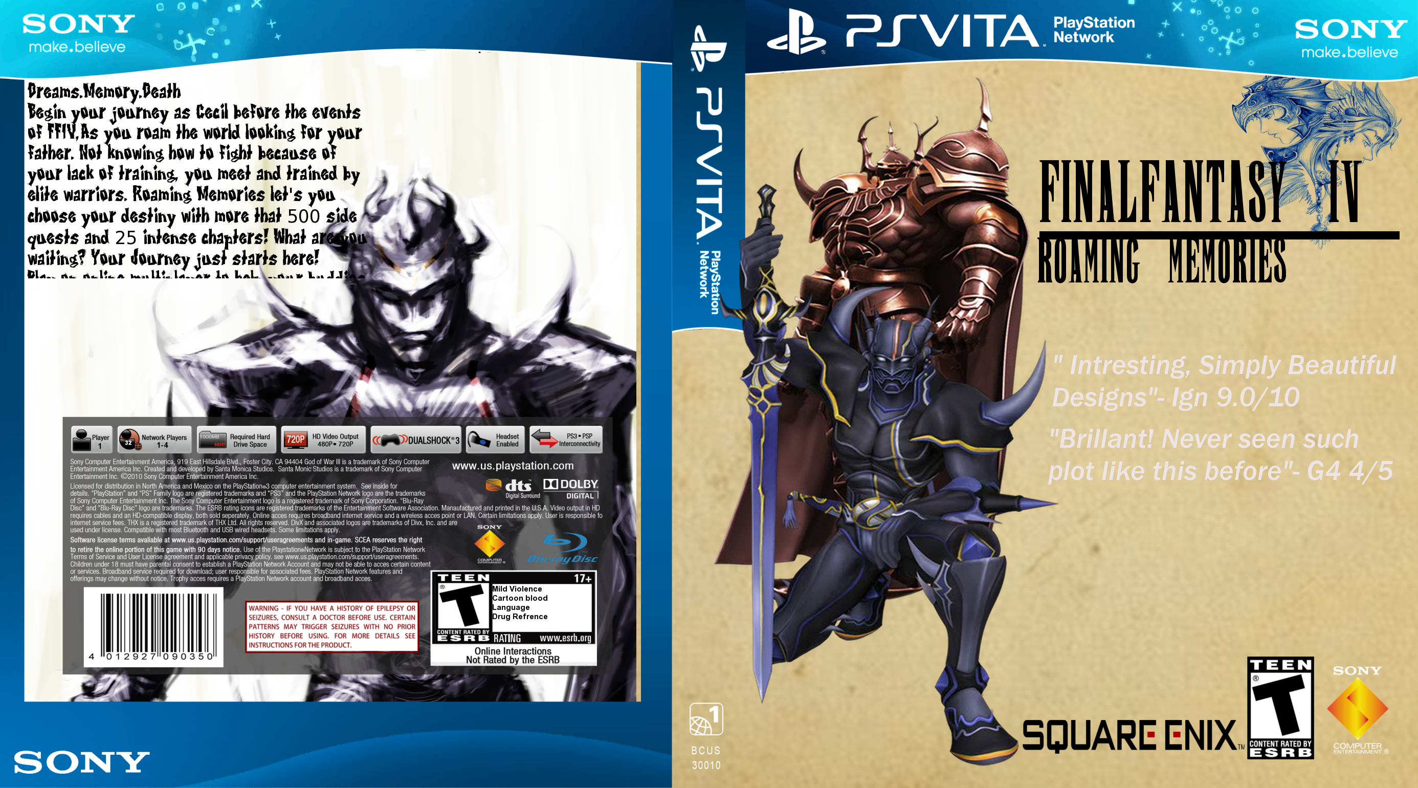 Final Fantasy IV: Roaming Memories box cover