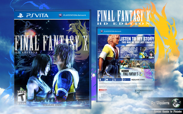 Final Fantasy X: HD Edition box art cover