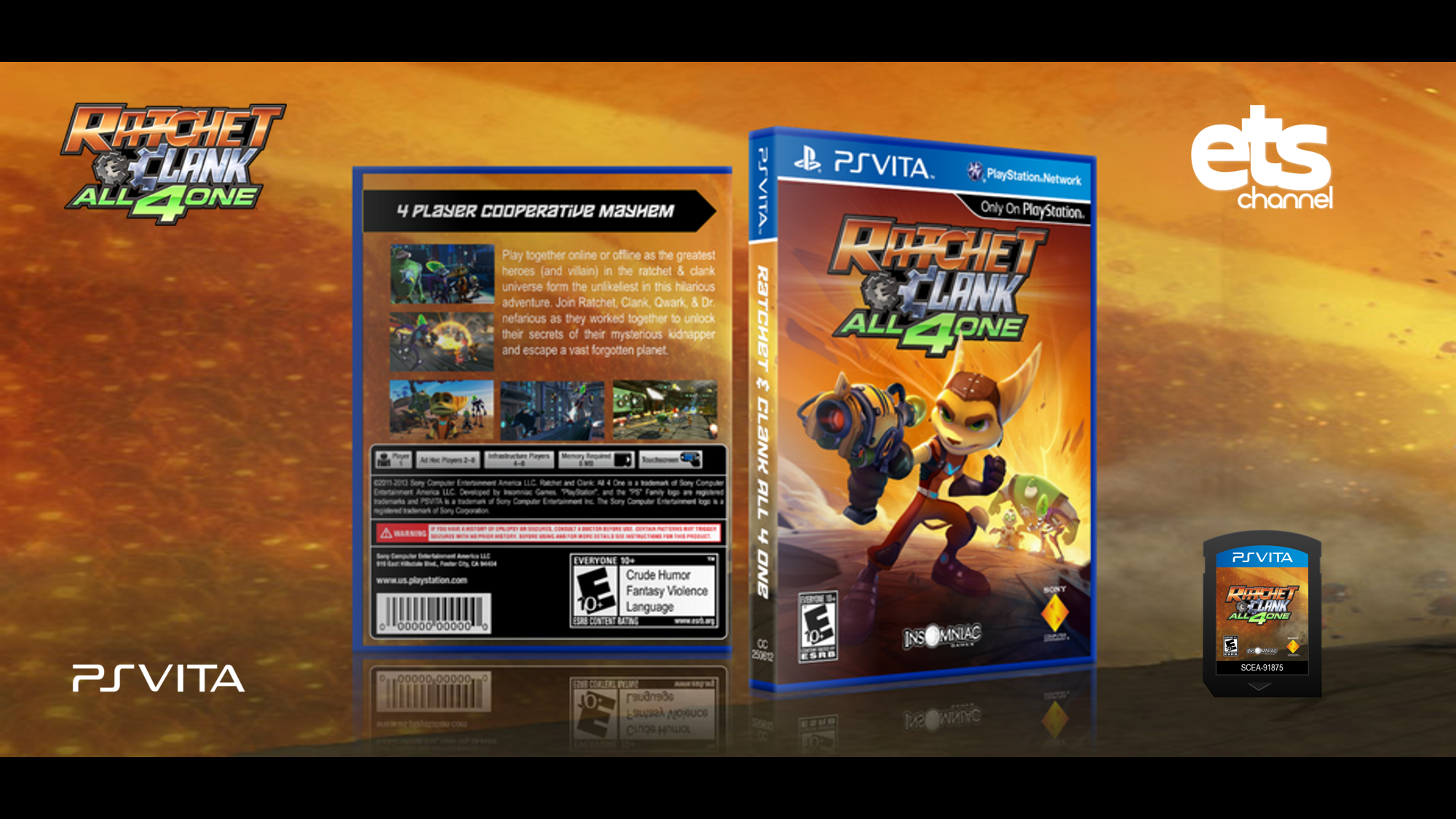 Ratchet & Clank: All 4 One box cover