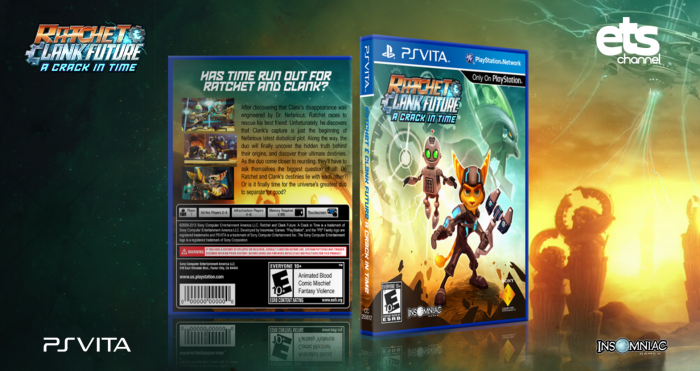 Ratchet & Clank Future: A Crack in Time box art cover