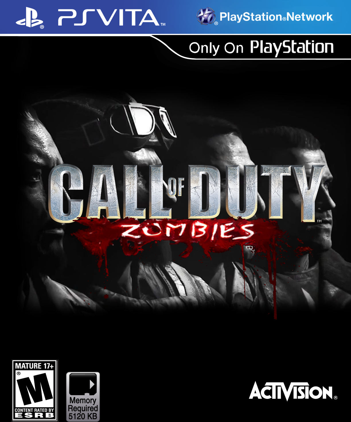 Call Of Duty: Zombies (Front Cover) (Vita) box cover