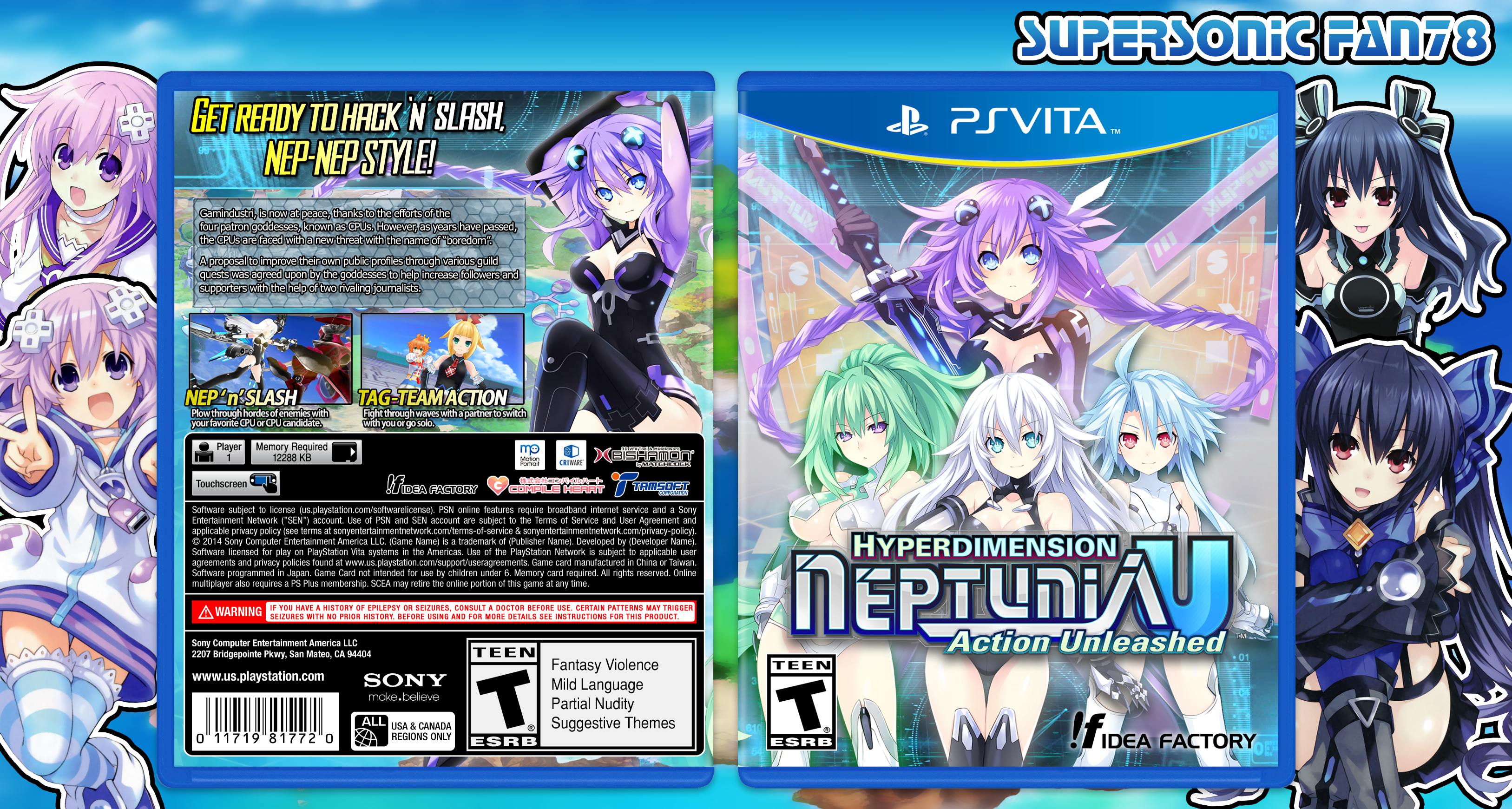 Hyperdimension Neptunia U: Action Unleashed box cover