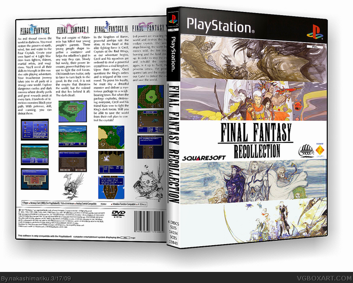 Final Fantasy Recollection box art cover