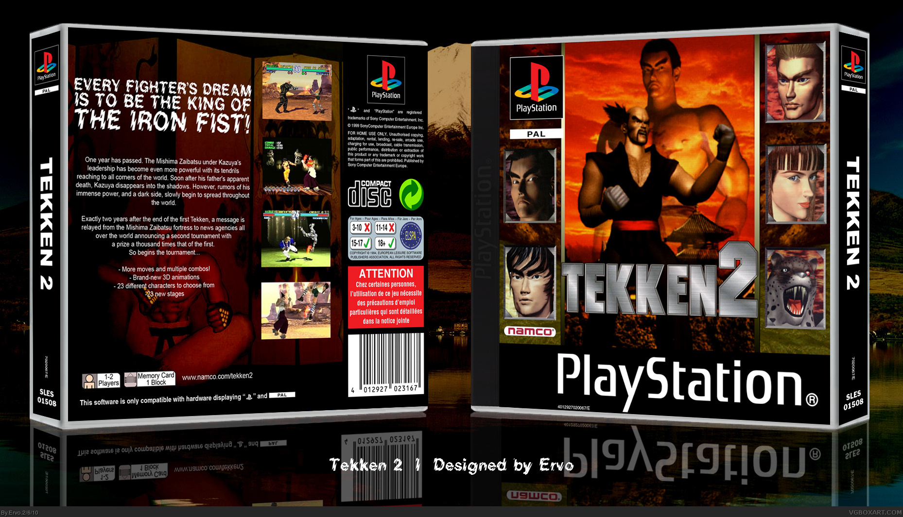 Tekken 2 box cover
