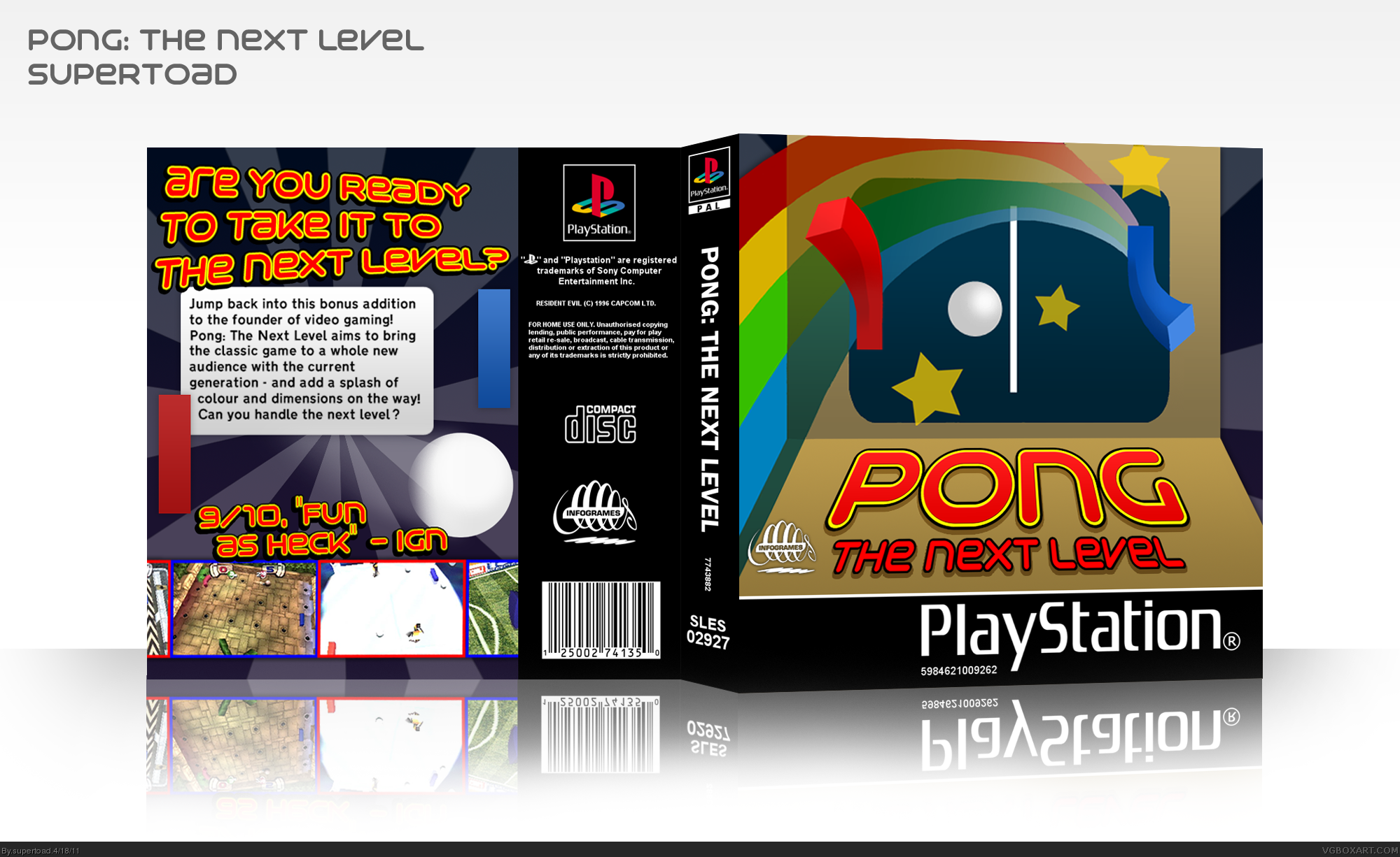 Pong: The Next Level box cover
