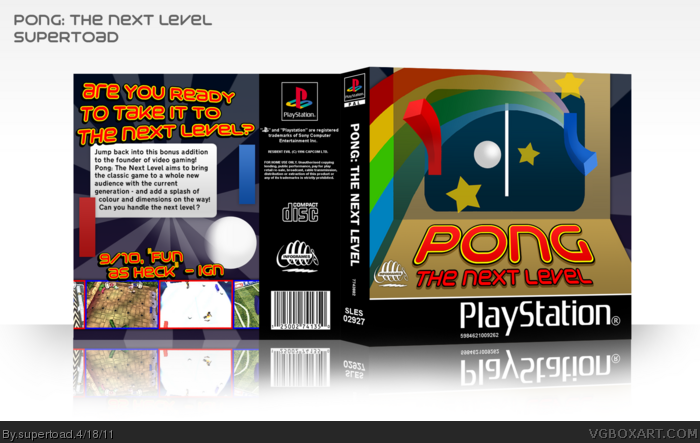 Pong: The Next Level box art cover