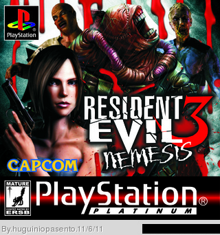 Resident Evil 3 Nemesis box art cover