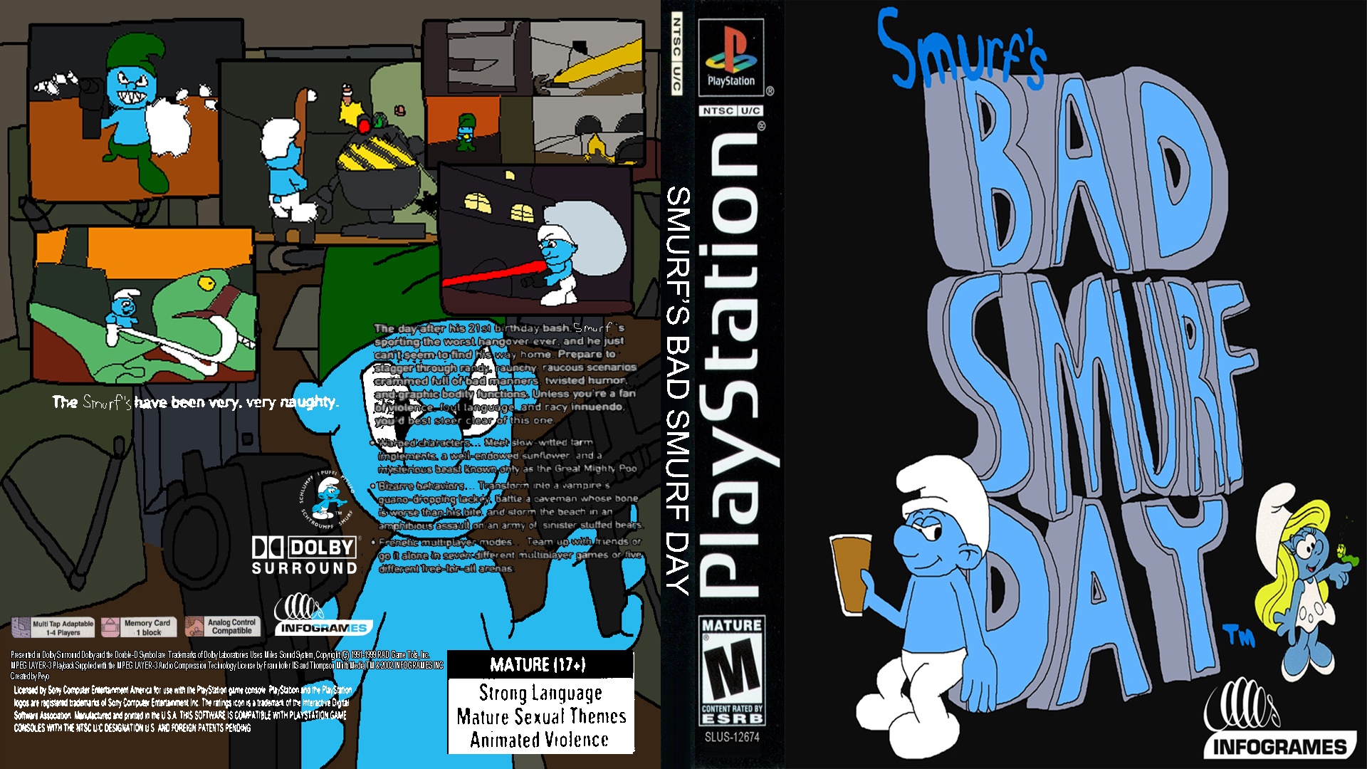 Smurf's Bad Smurf Day box cover