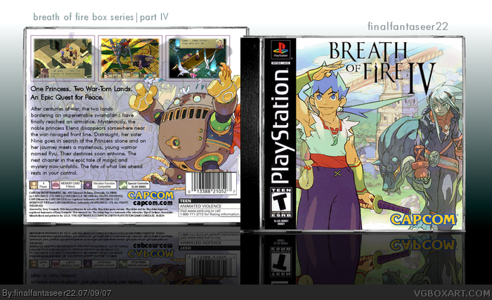 Breath of Fire IV box art cover