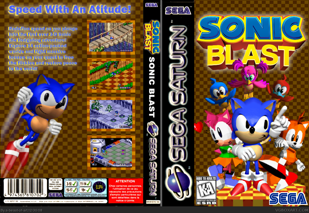 Sonic Blast box cover