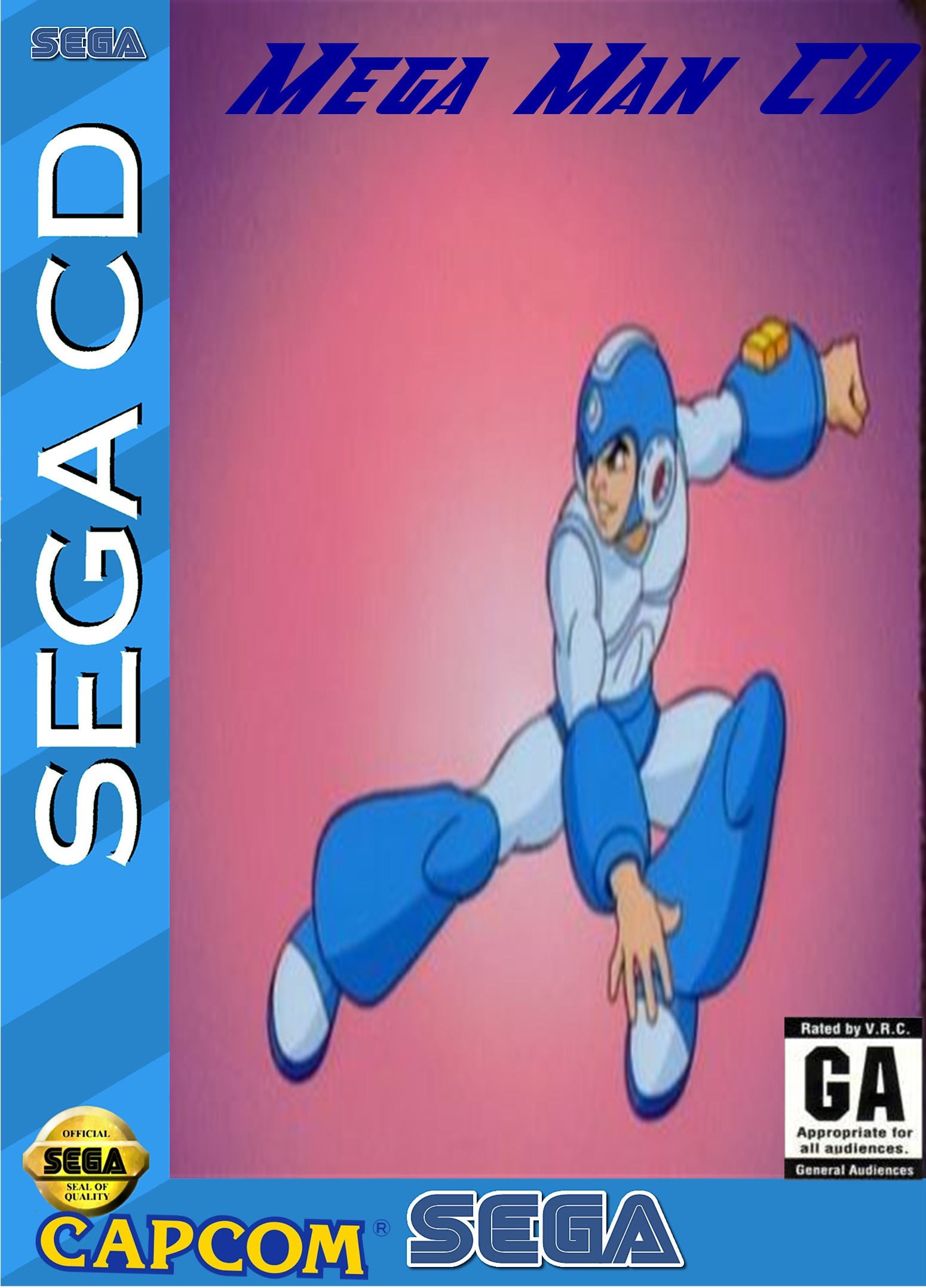 Mega Man CD box cover