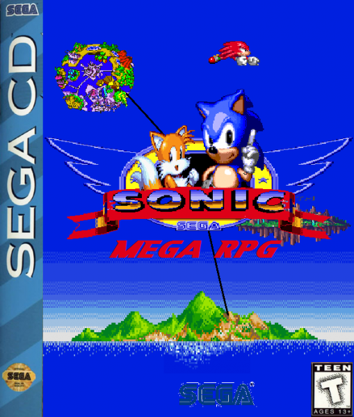 Sonic Mega RPG box cover