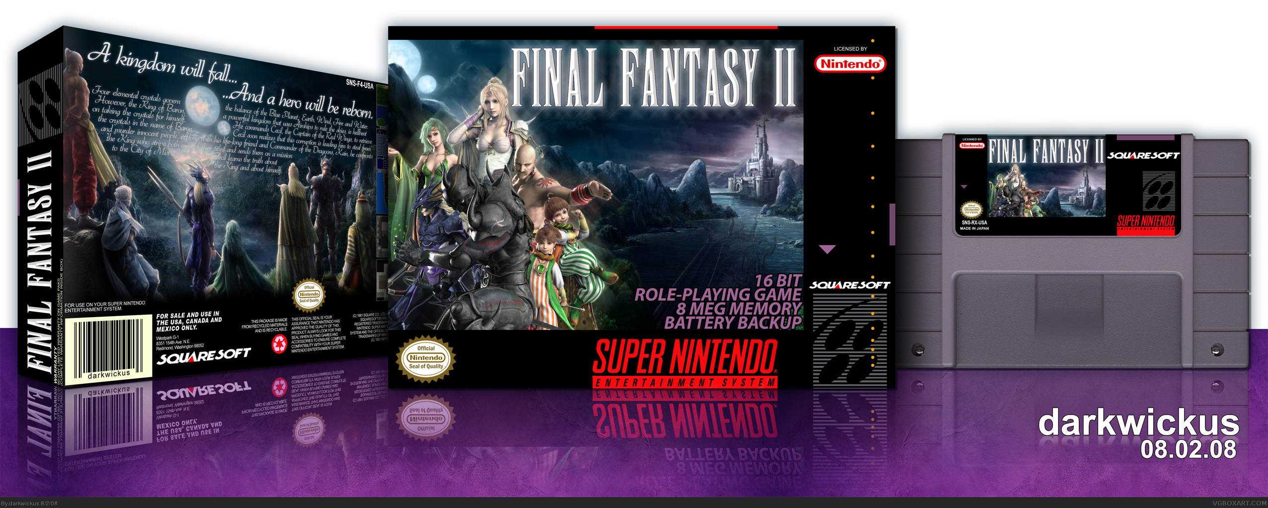 Final Fantasy II box cover