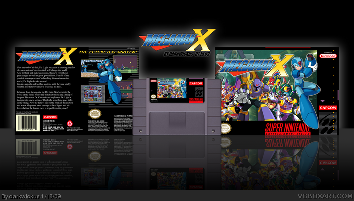 Megaman X box art cover