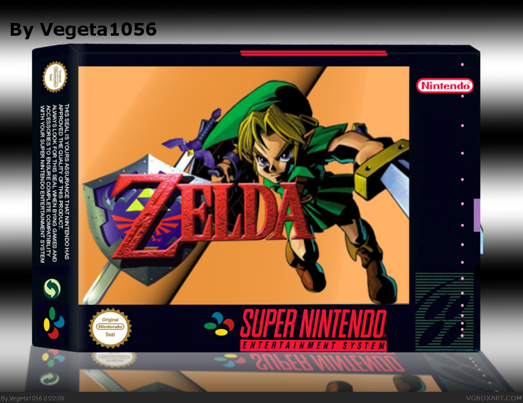 Legend of Zelda box cover