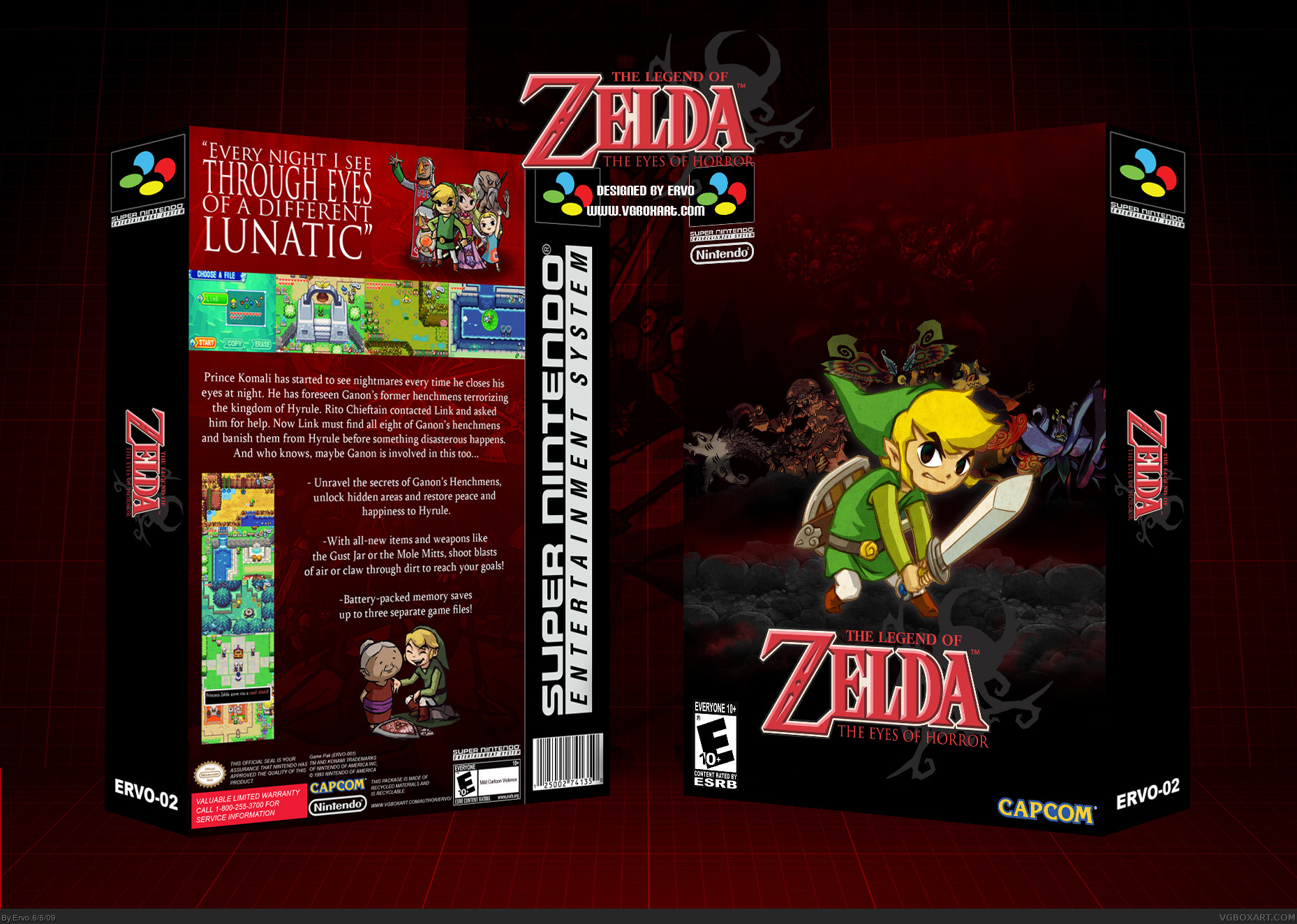 The Legend of Zelda: The Eyes of Horror box cover