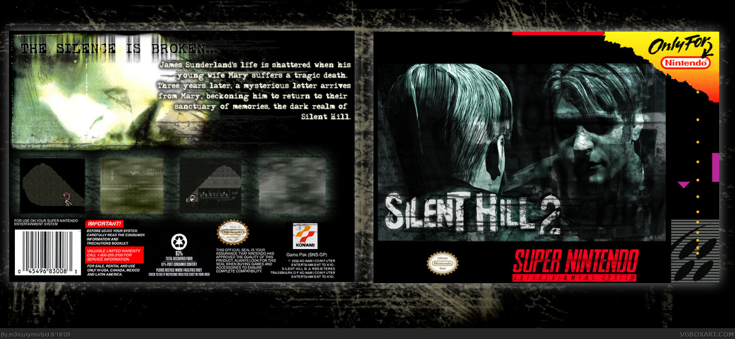 Silent Hill 2 box cover