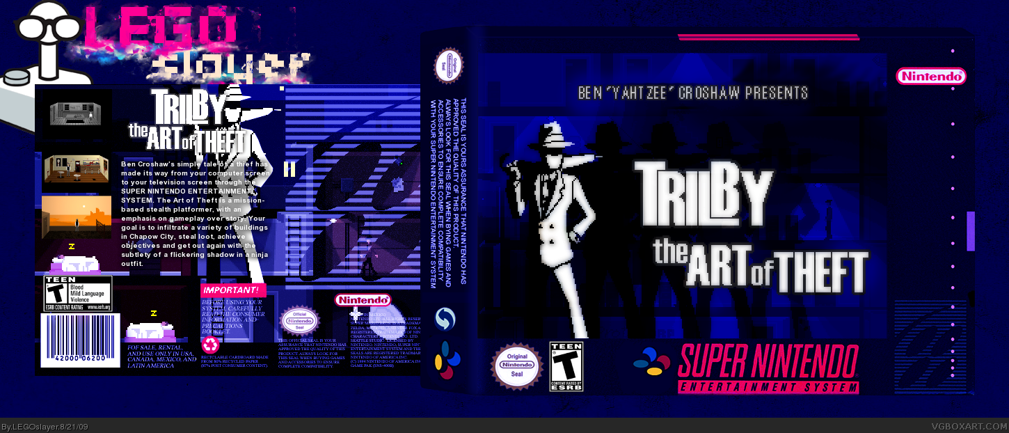 Trilby: The Art of Theft box cover