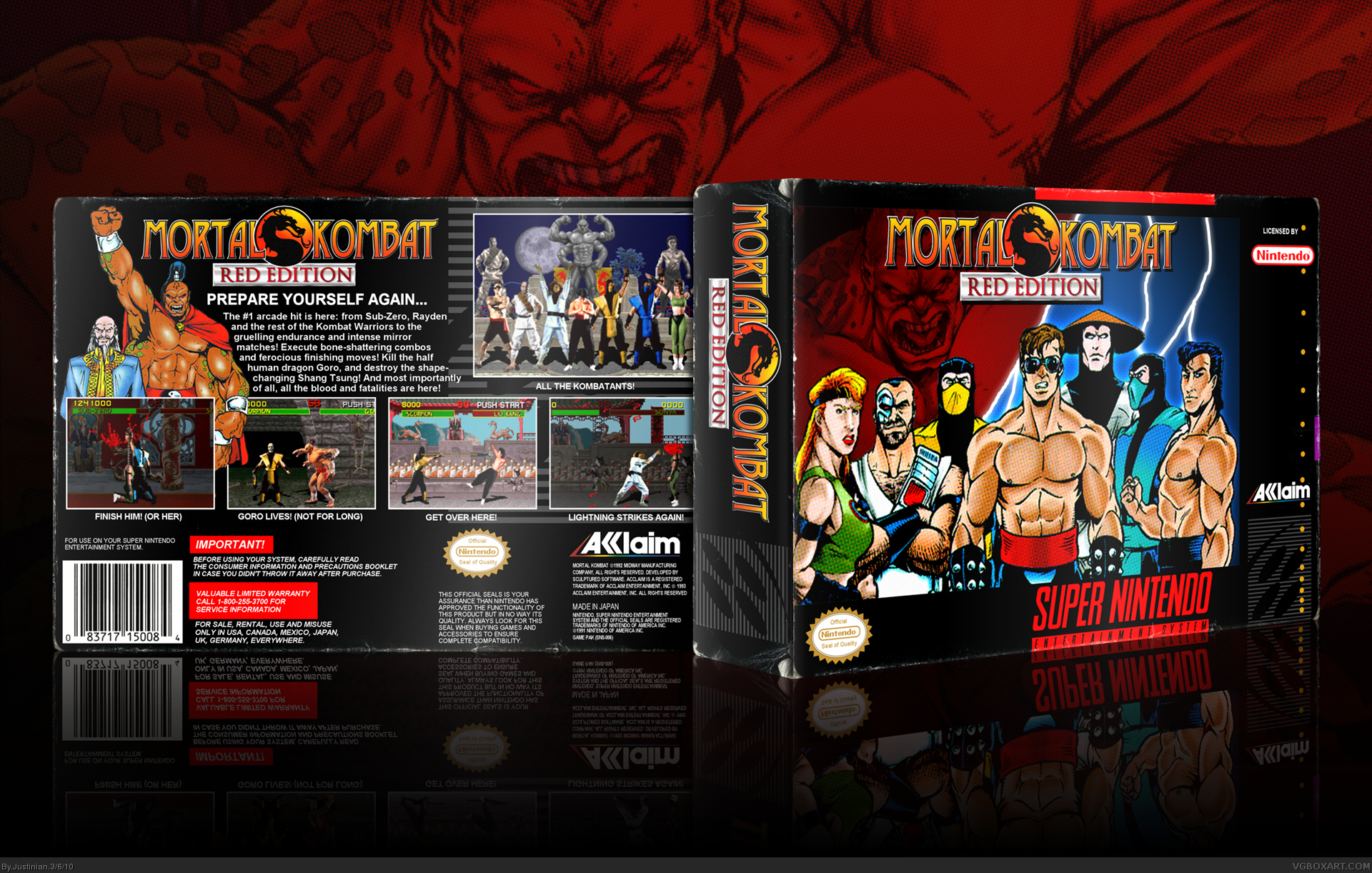 Mortal Kombat box cover