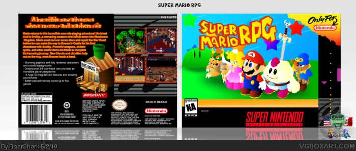 Super Mario RPG box art cover