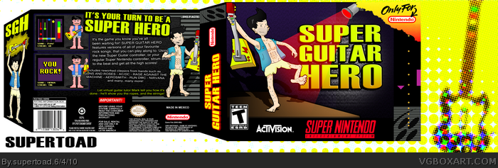 Super Guitar Hero box art cover