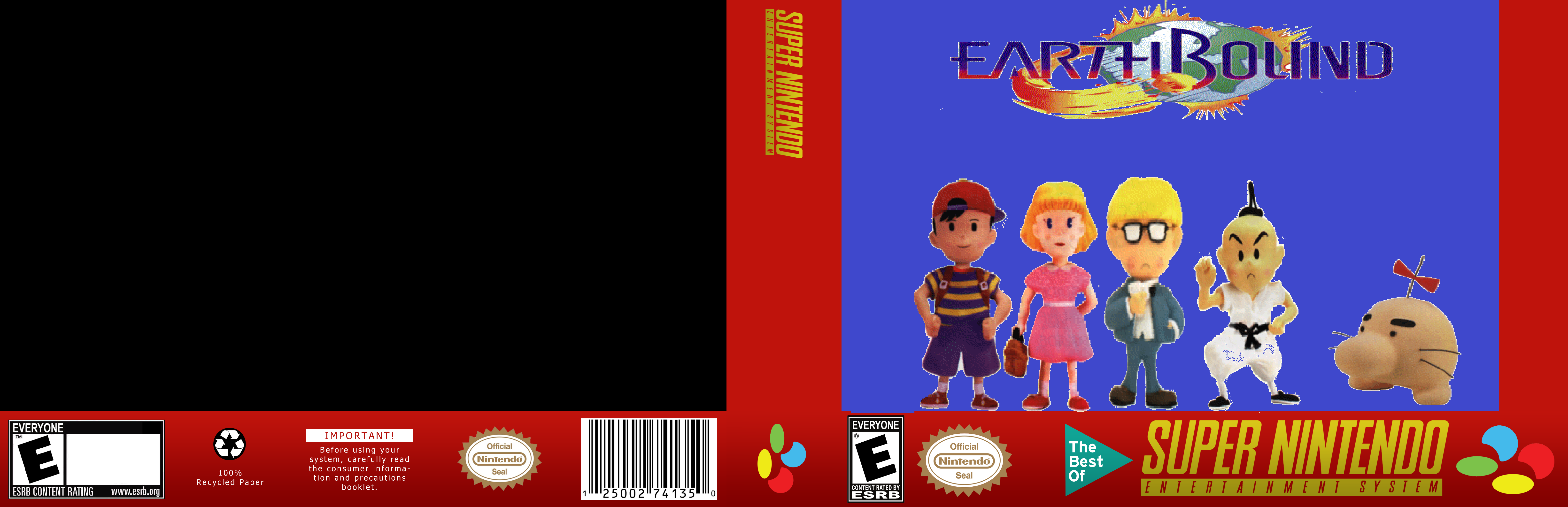 Earthbound box Preview. box cover