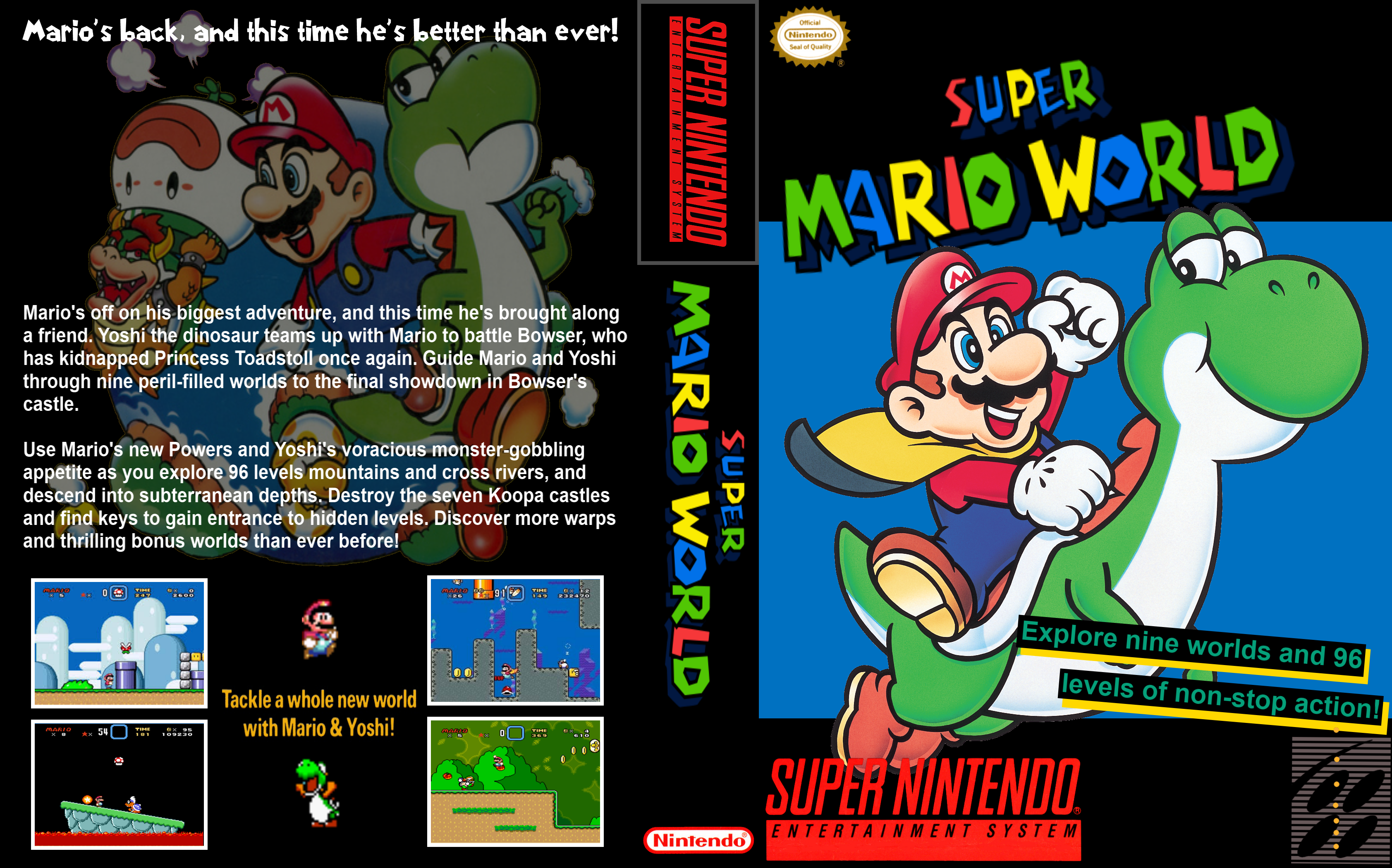 Super Mario World (UGC) box cover