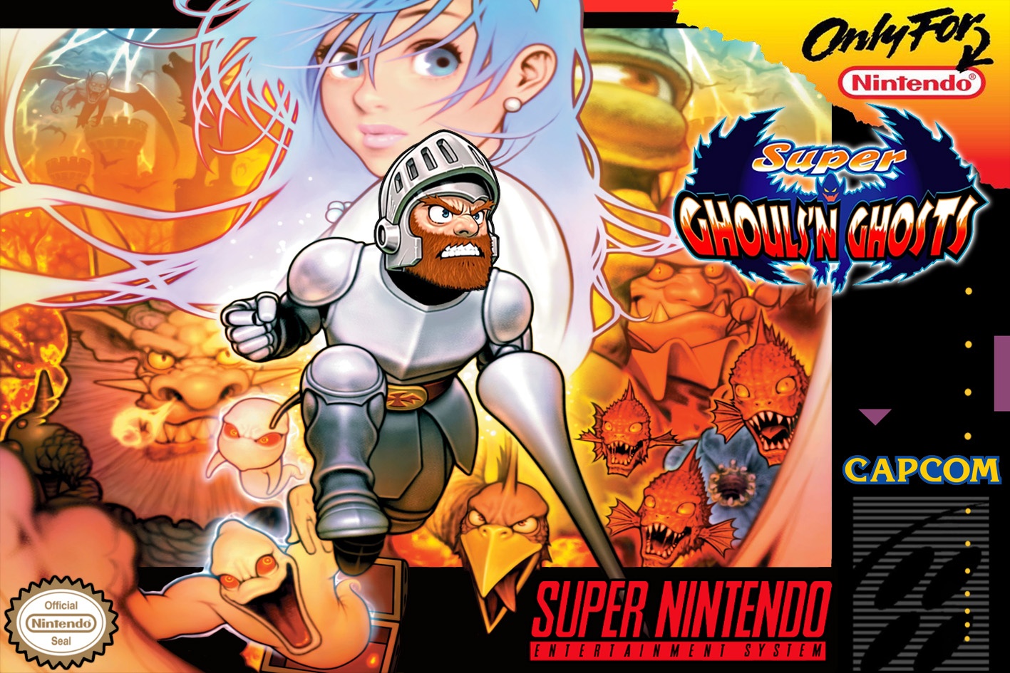 Super Ghouls 'n Ghosts box cover