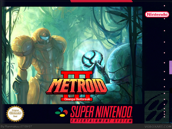 Metroid III: Omega Outbreak box art cover