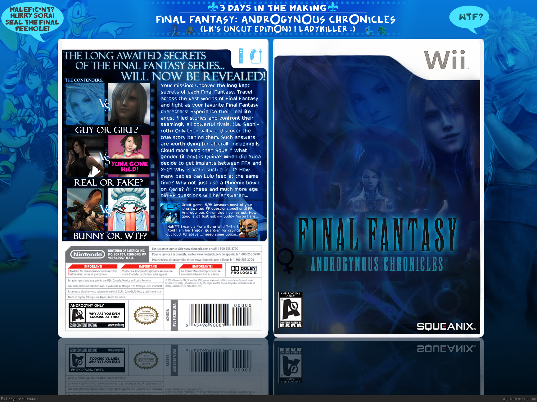 Final Fantasy: Androgynous Chronicles box cover