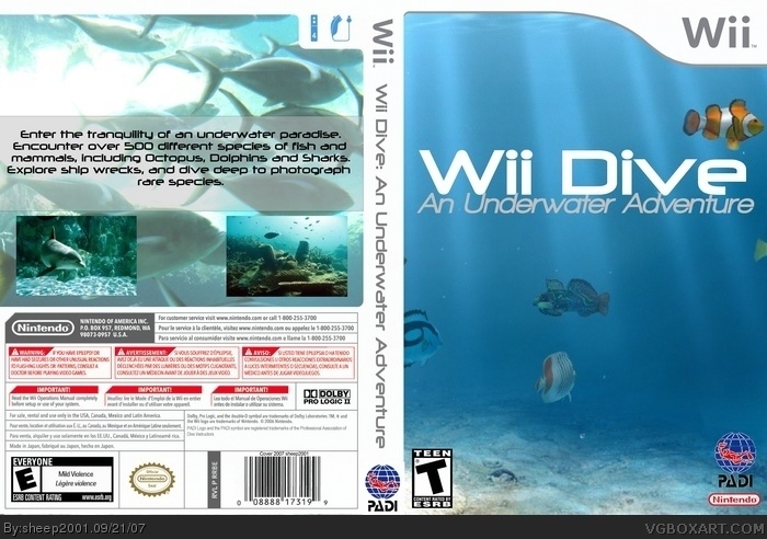 Wii Dive [CONCEPT] box art cover