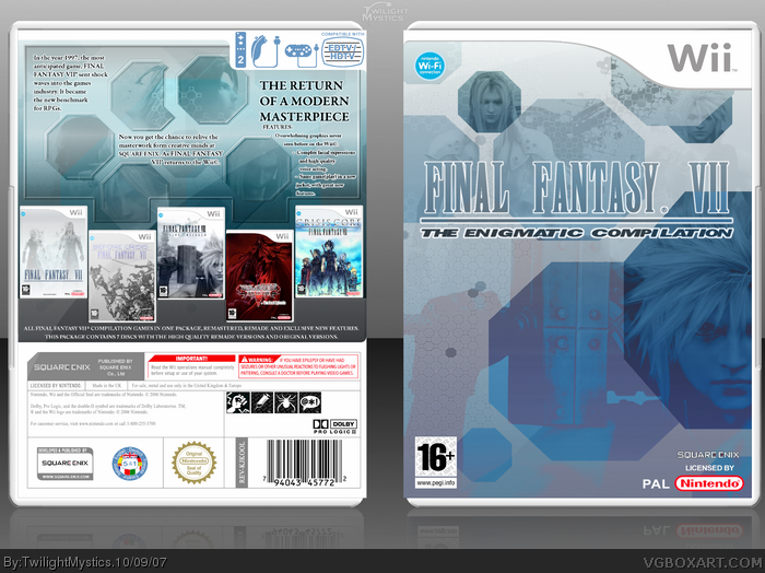 Final Fantasy VII: The Engimatic Compilation box art cover