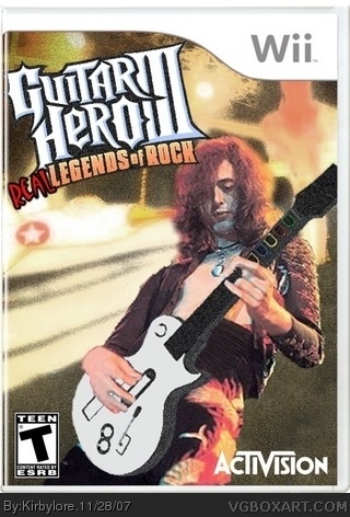 Guitar Hero III: Real Legends of Rock box cover