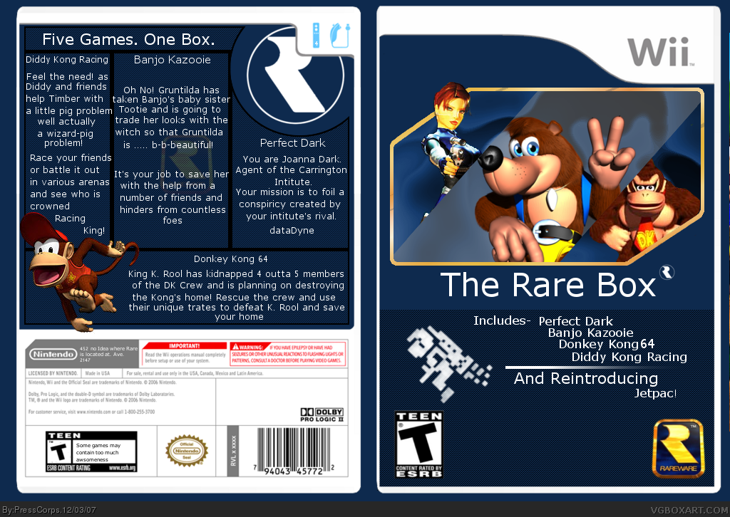 The Rare Box box cover