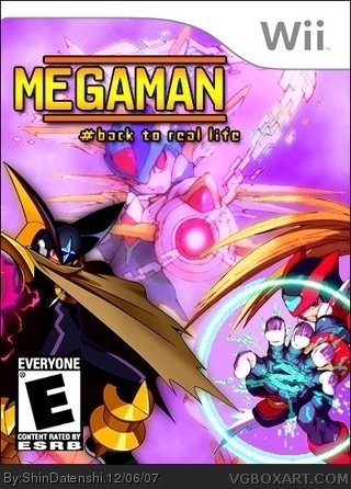 Megaman back to real life box cover