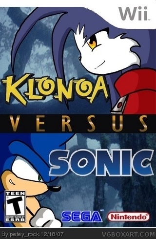 Klonoa Versus Sonic box cover