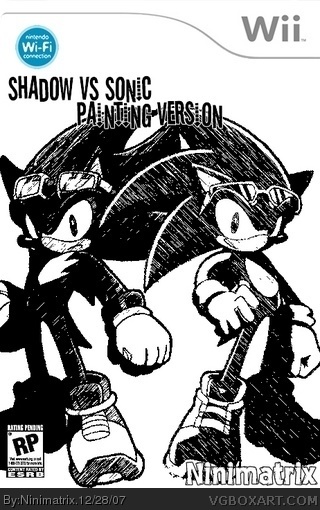 Shadow vs Sonic Painting Version box cover