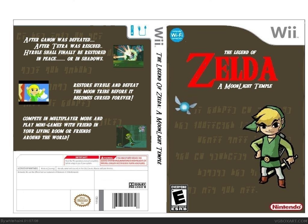 Legend of Zelda: A Moonlight Temple box cover