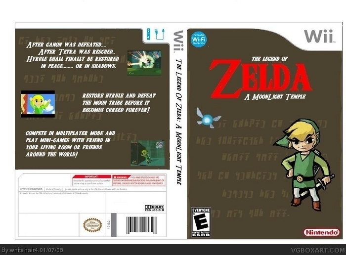 Legend of Zelda: A Moonlight Temple box art cover