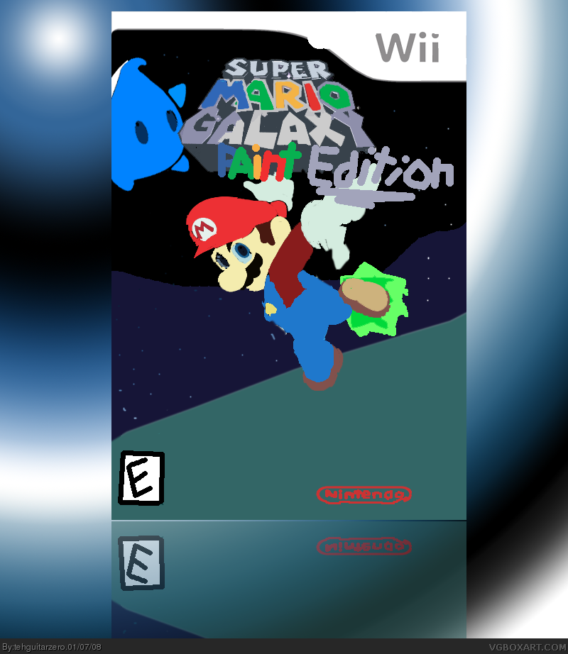 Super Mario Bros Galaxy box cover