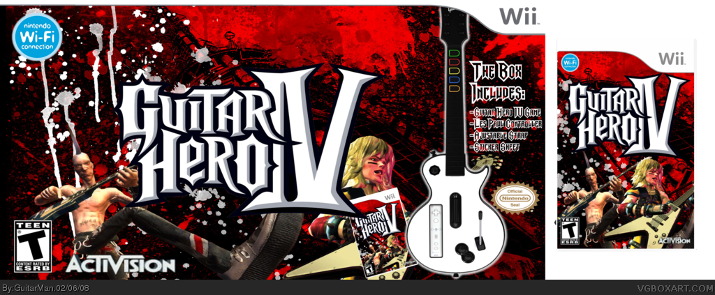 Guitar Hero IV box cover