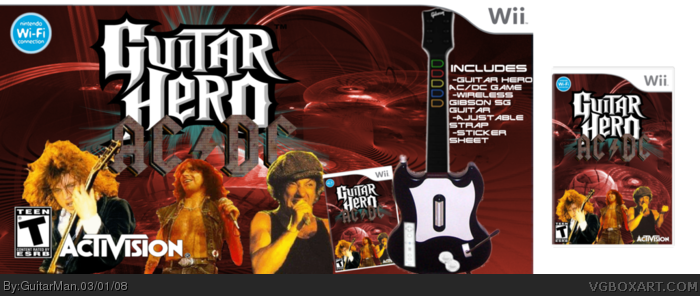 Guitar Hero: AC/DC box art cover