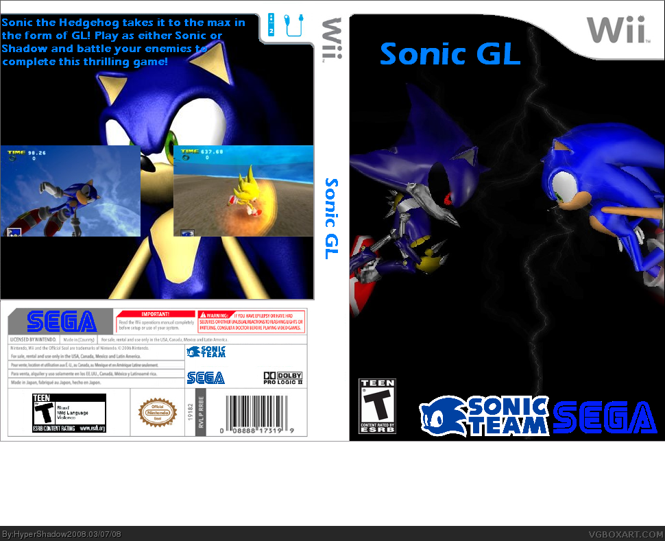 Sonic GL box cover