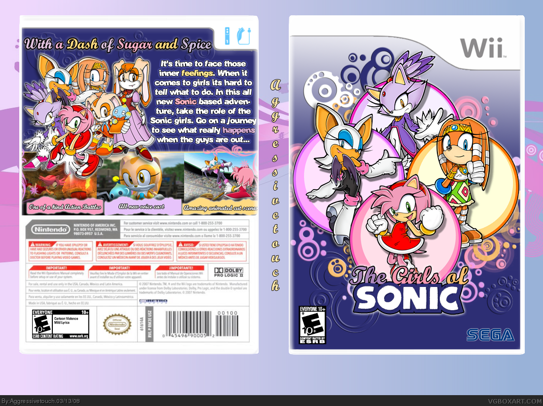 The Girls of Sonic box cover