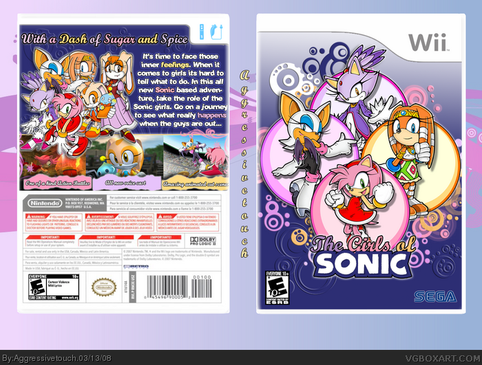 The Girls of Sonic box art cover