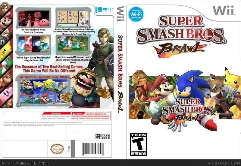 Super Smash Bros. Brawl box cover