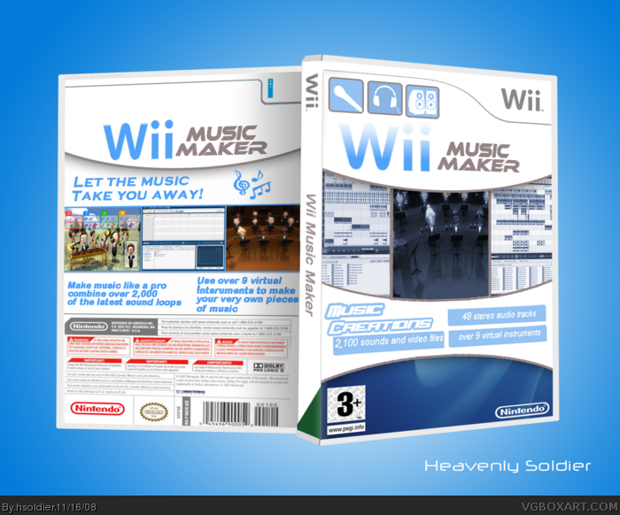 Wii Music Maker box art cover