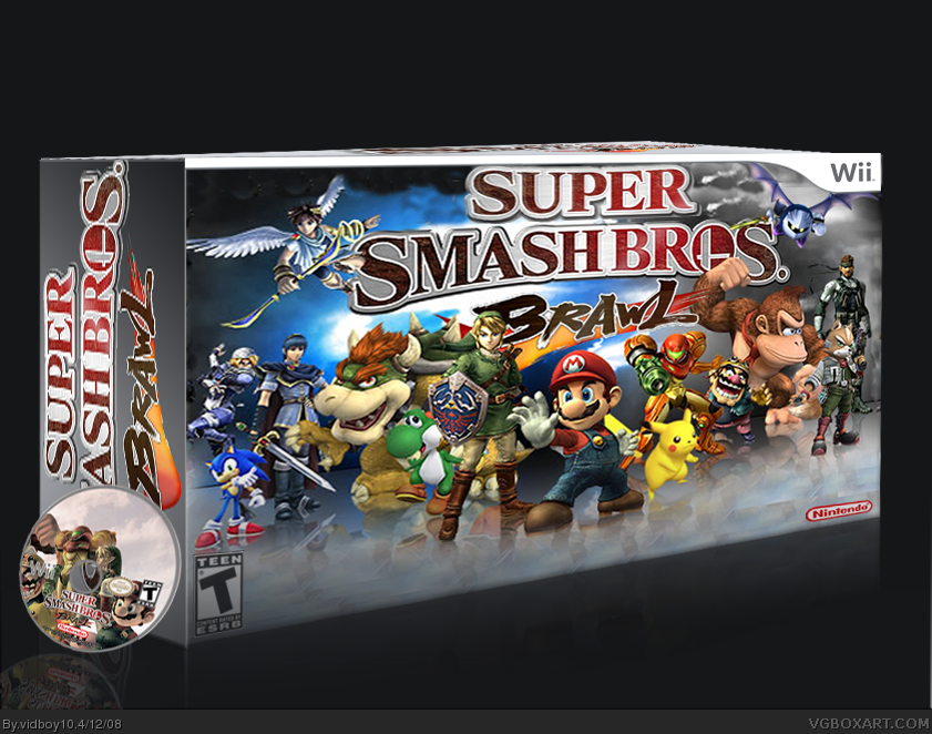 Super Smash Bros Brawl: Deluxe Edition box cover