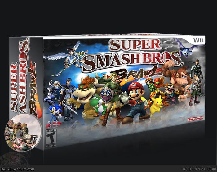 Super Smash Bros Brawl: Deluxe Edition box art cover